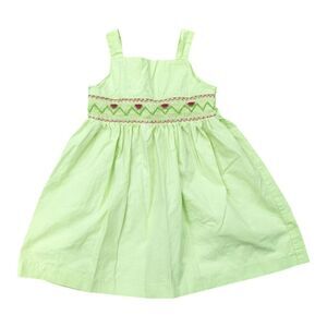 Charter Club Smocked Sundress Green Watermelon Fruit Summer Dress Girls 4 4T